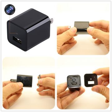 スマホ充電器の隠しカメラ